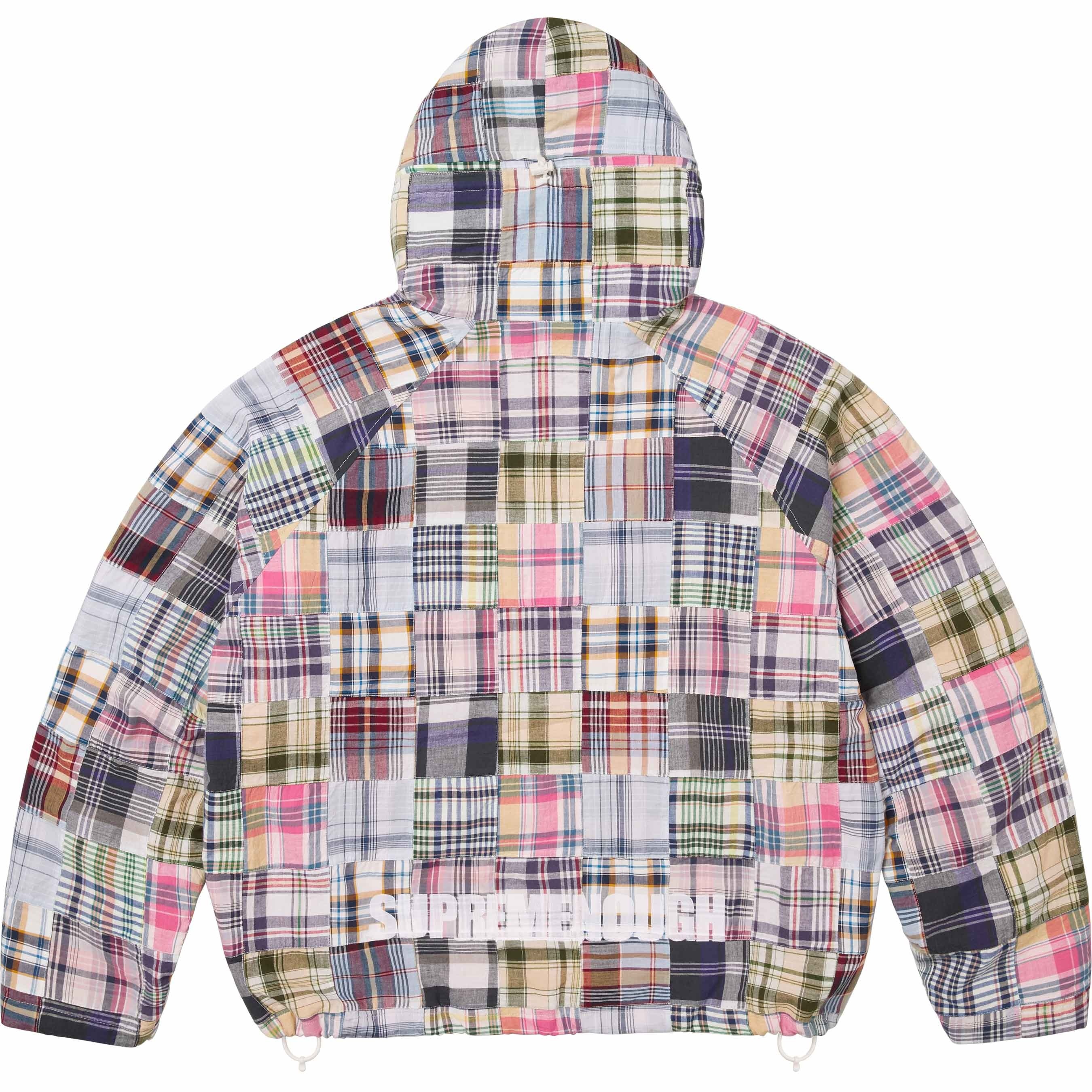 Supreme®/GOODENOUGH Patchwork Madras Hooded Jacket view 3